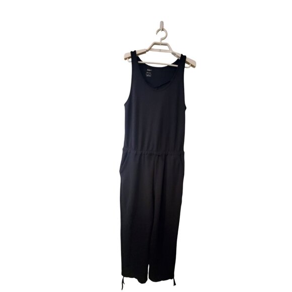 Nike Yoga Dri-fit jumpsuit womens Medium black pockets